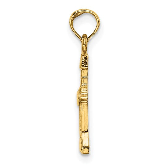 Gold Wine Opener Charm
