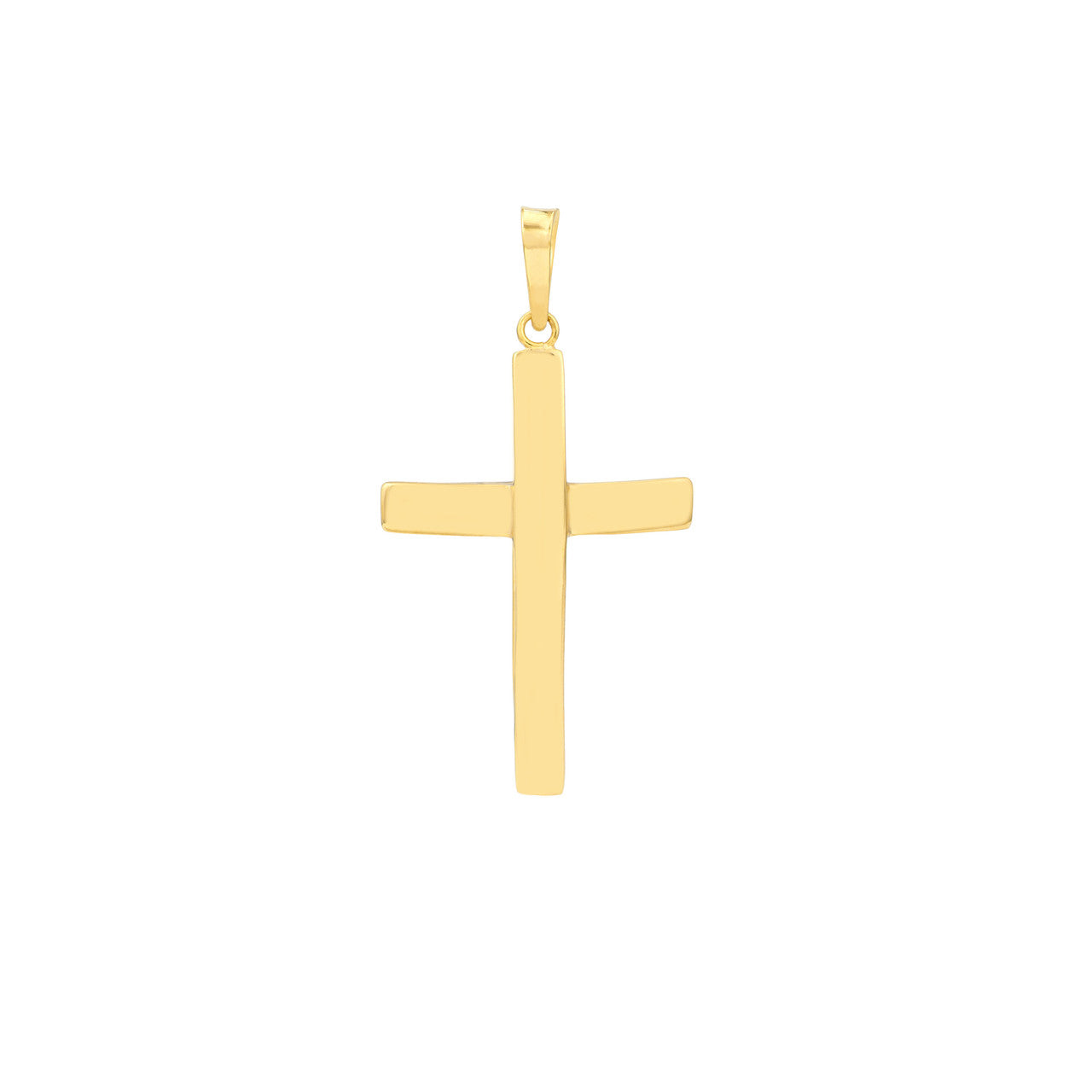 Two-Tone Reversible Cross Pendant