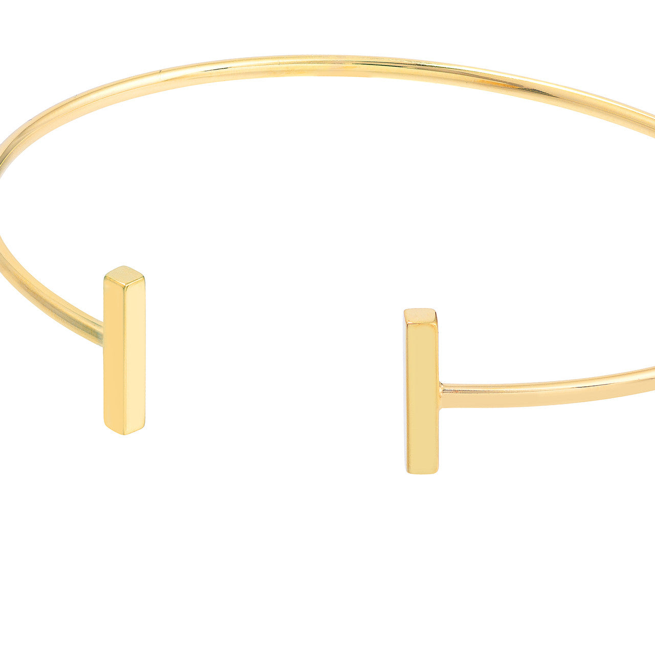 Staple Bar Cuff Bangle - Yellow 10