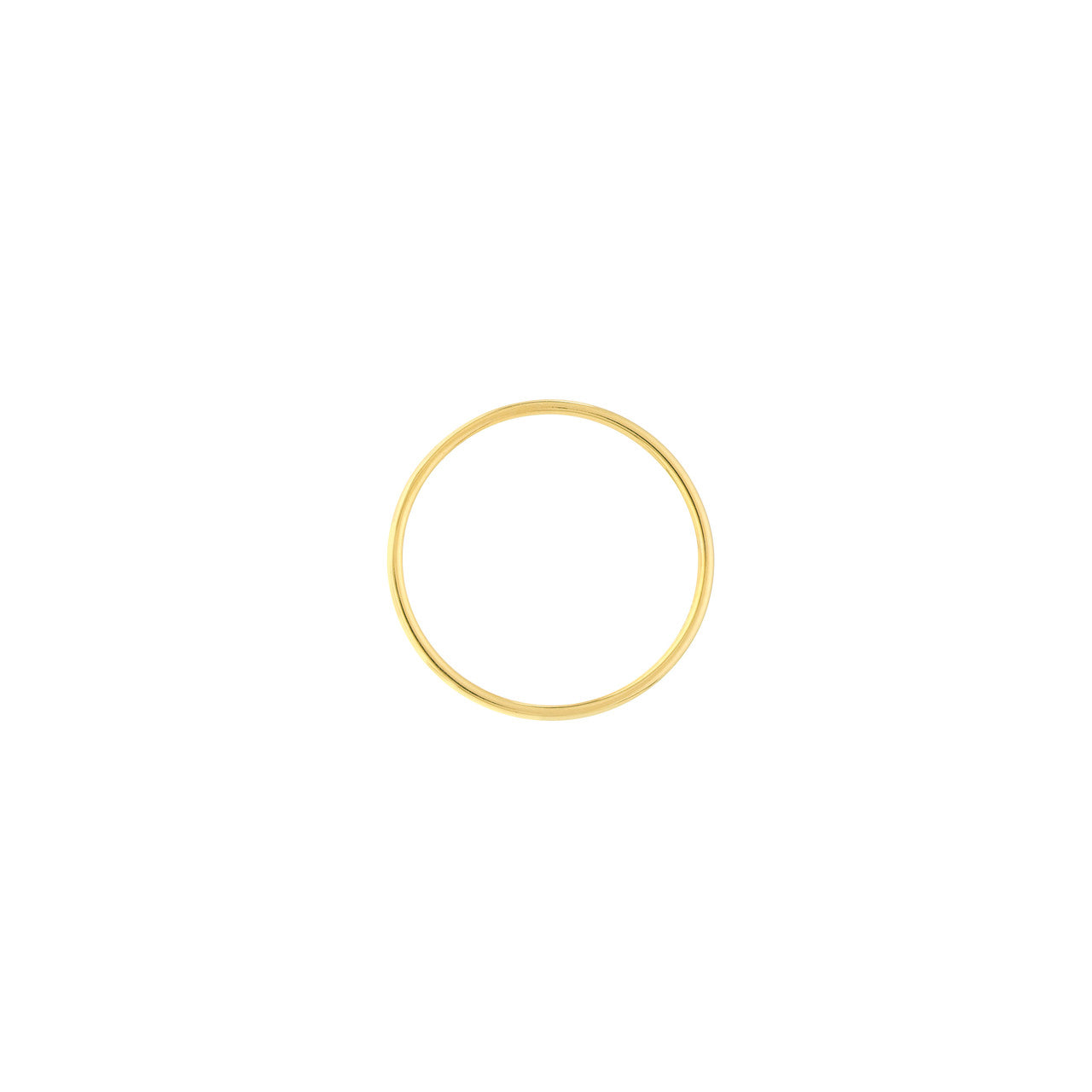 Stackable wire ring by My Store, featuring a sleek, minimalist design with a shiny finish.