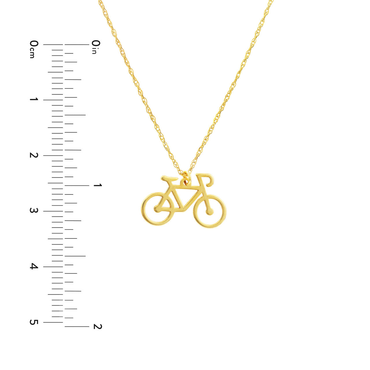 Mini bicycle adjustable necklace by My Store, featuring a delicate design with a shiny bicycle charm and adjustable chain.