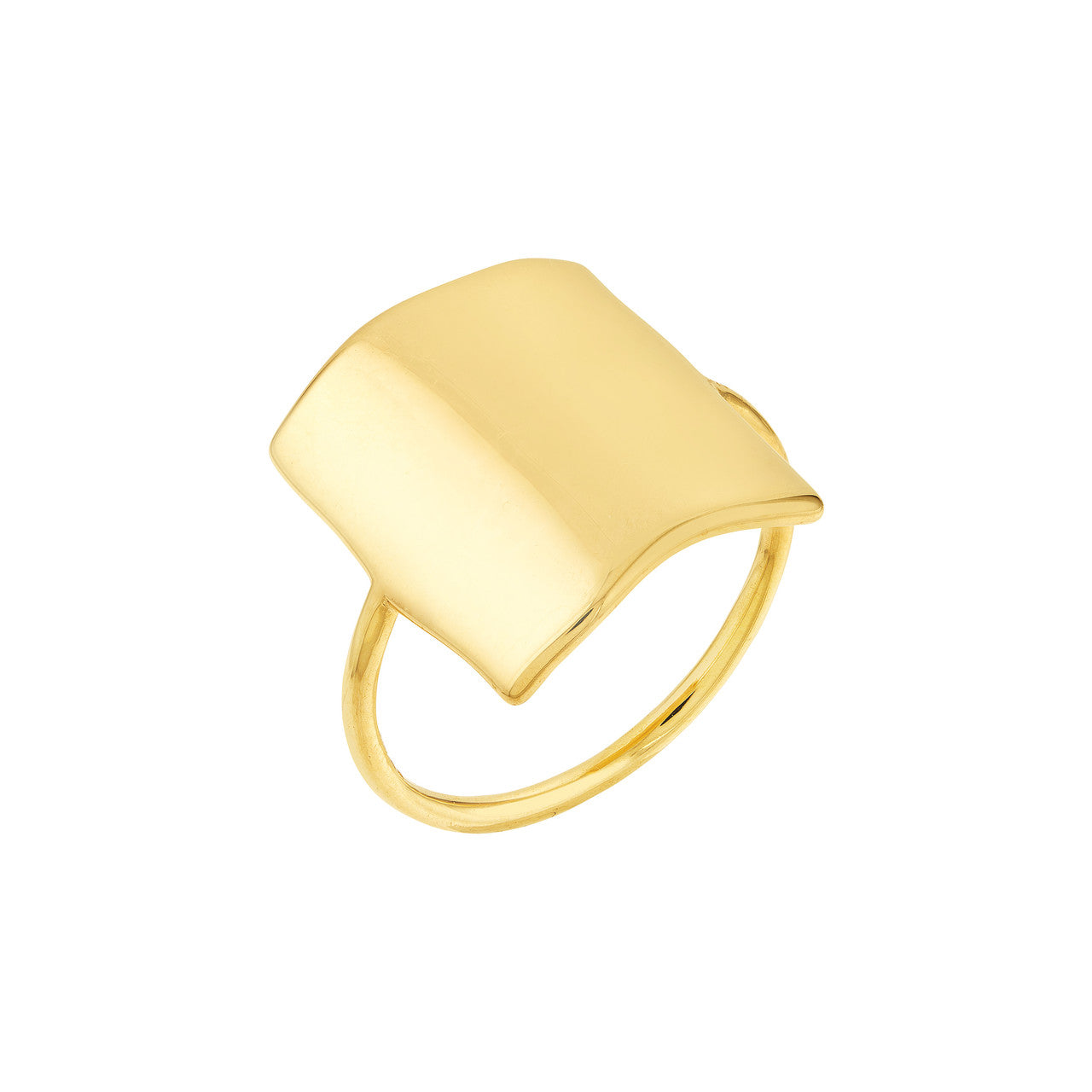 Organic Rectangle Shape Ring - VIA Jewelers
