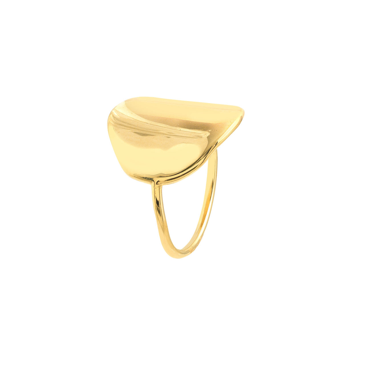 Organic round ring by My Store with a smooth finish and a minimalist design, displayed against a neutral background.