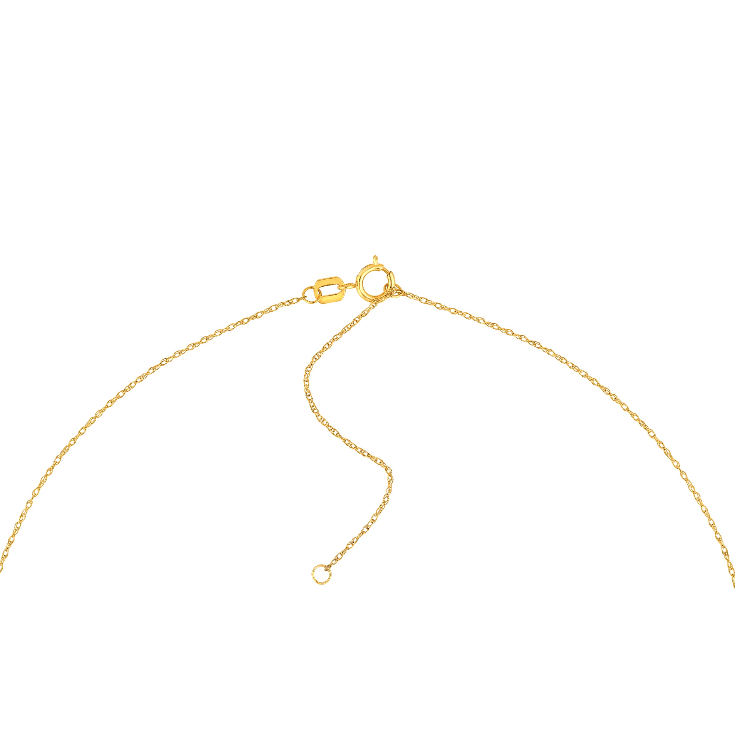 14K gold sailboat pendant necklace, additional view