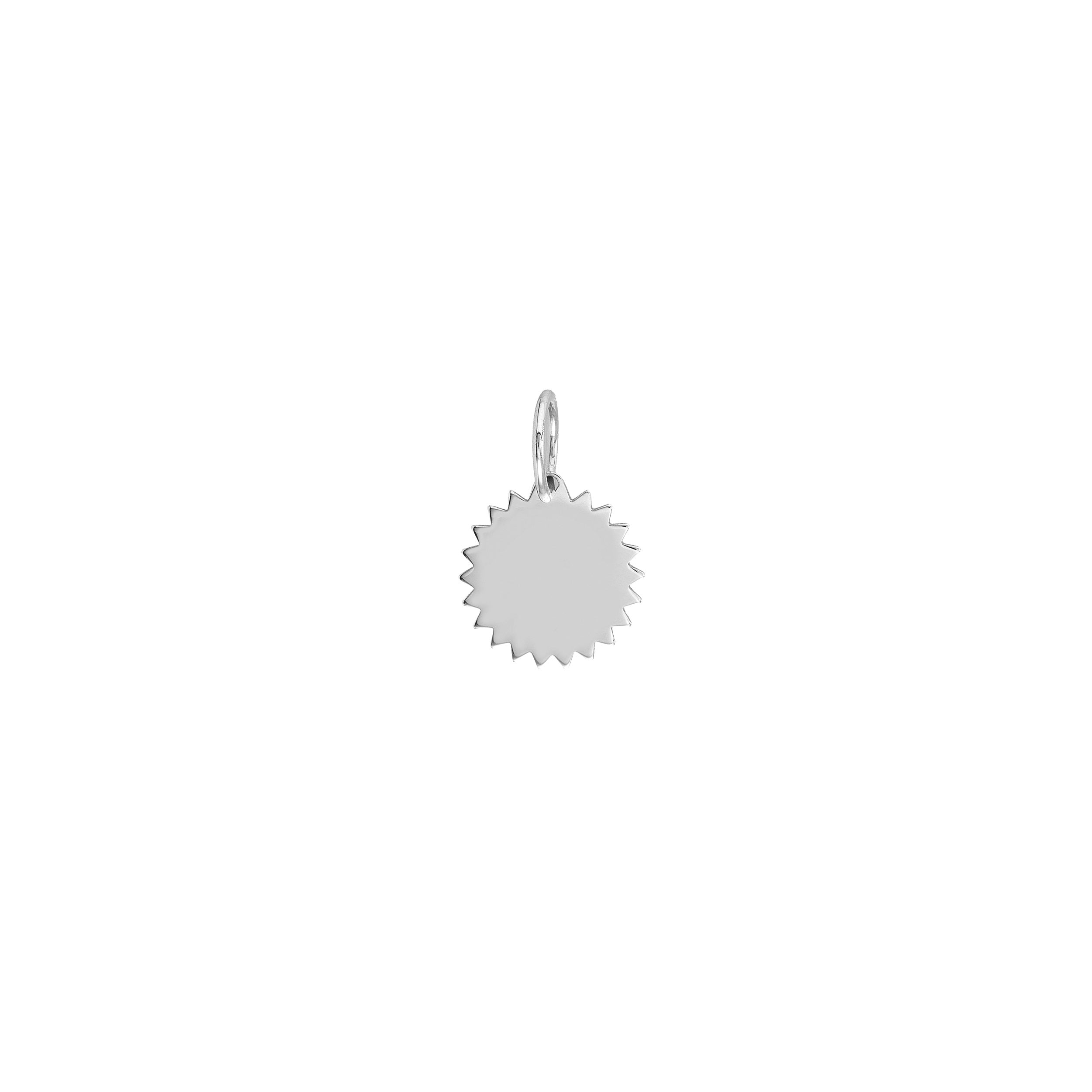 Small Jagged Circle Charm
