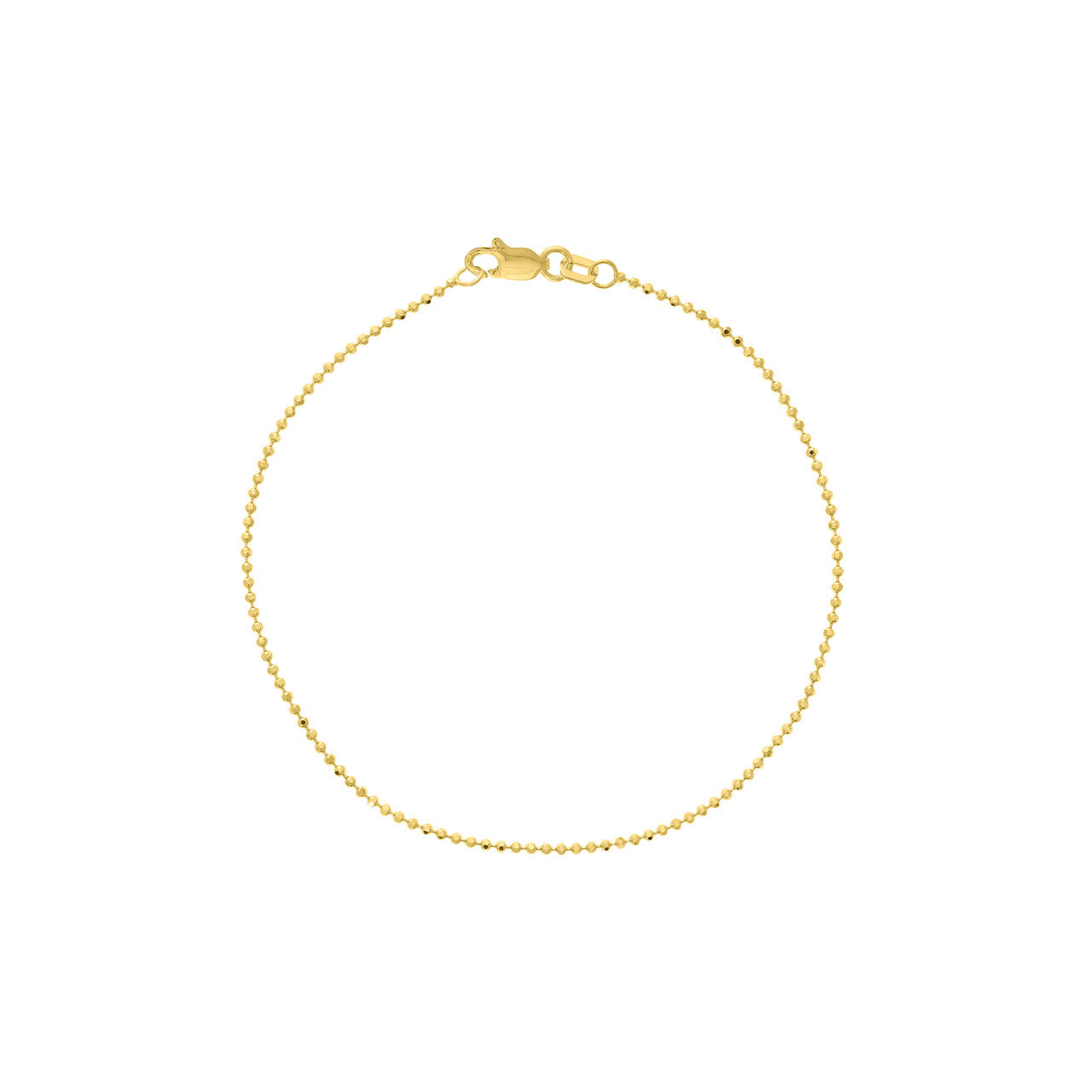 Gold chain bracelet