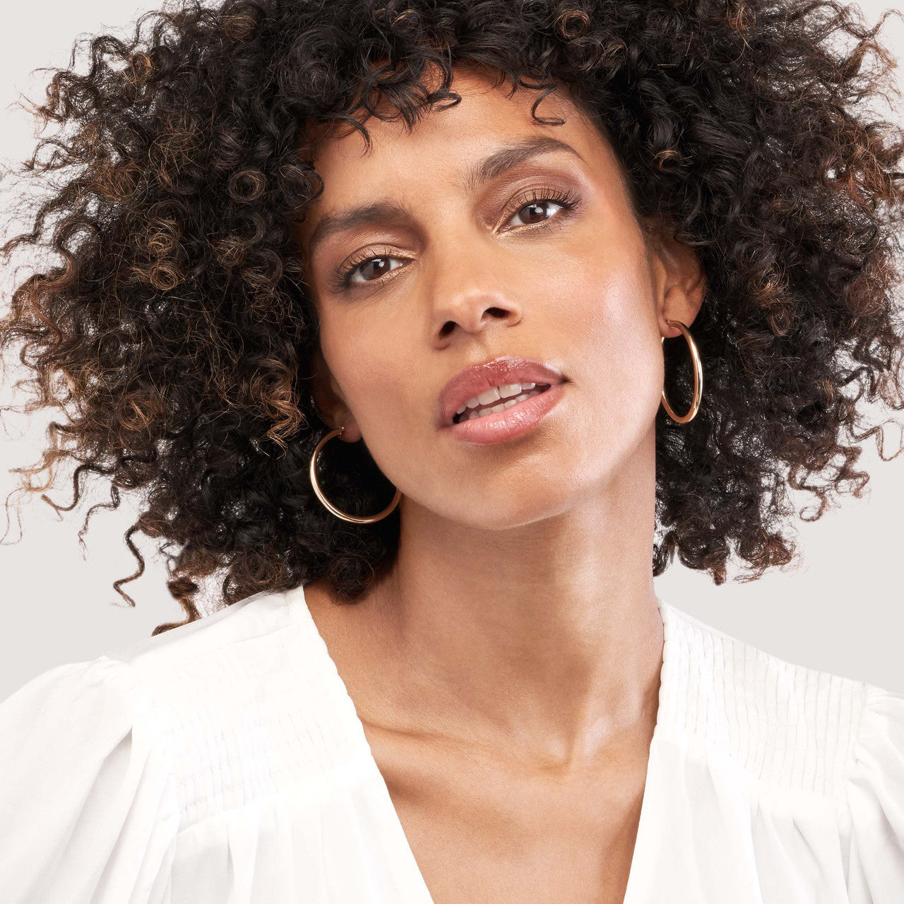 3mm Polished Hoop Earrings