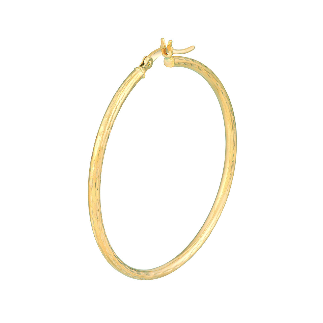 2x40mm Full DC Round Hoop Earrings