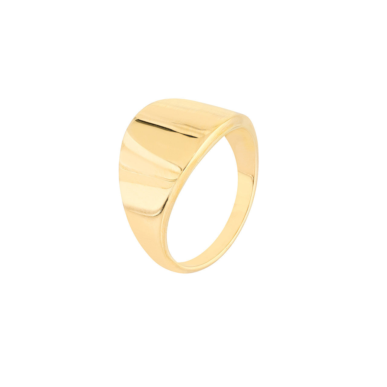 Wide Band Graduated Highpolished Ring