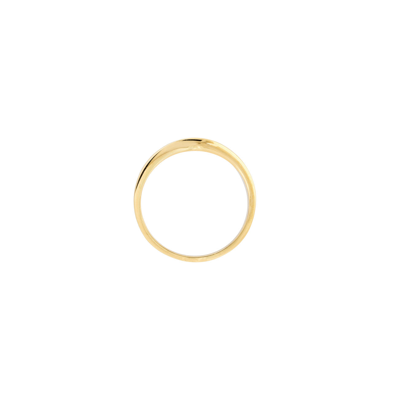 Wide Band Graduated Highpolished Ring