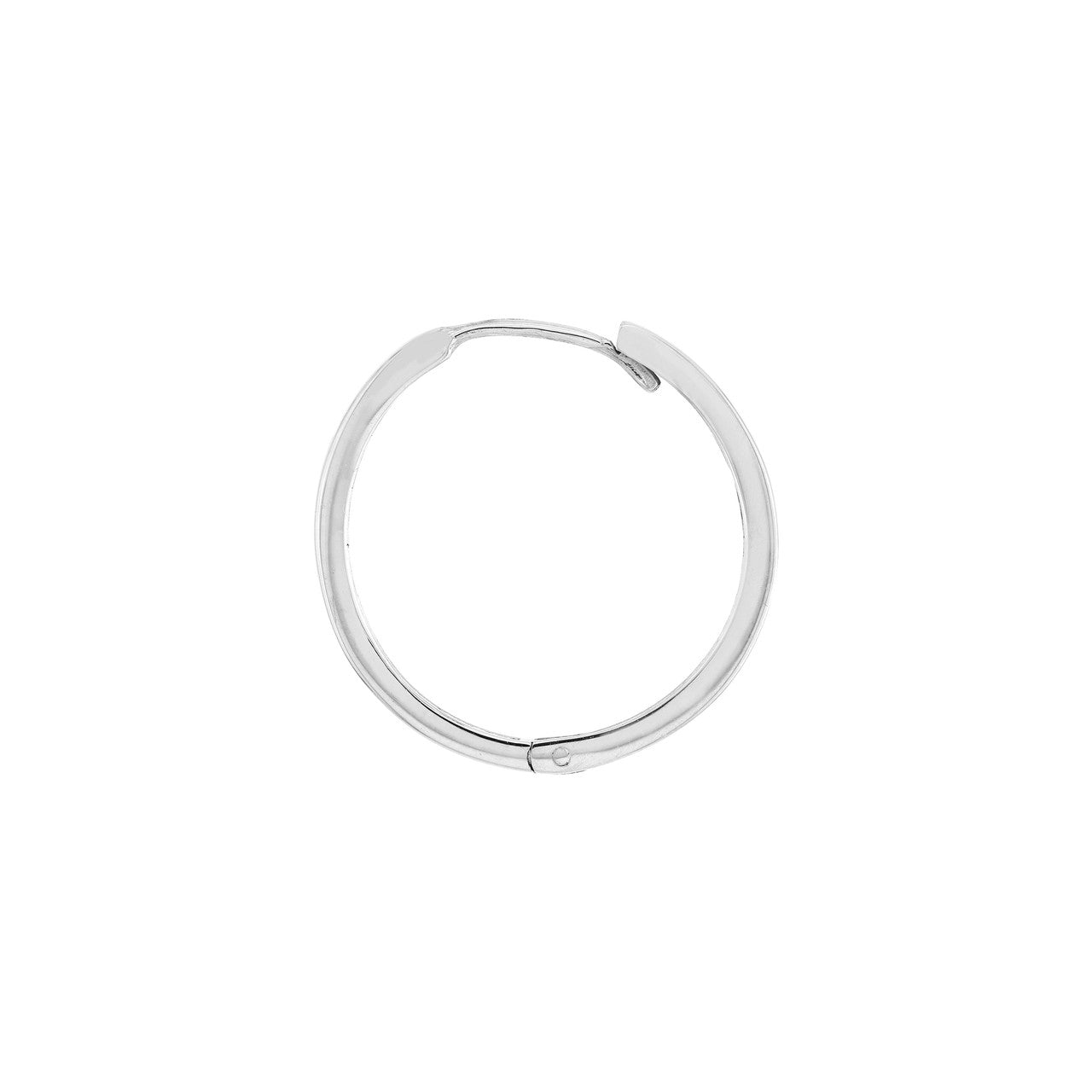 Square Tube Huggie Hoop Earrings - VIA Jewelers