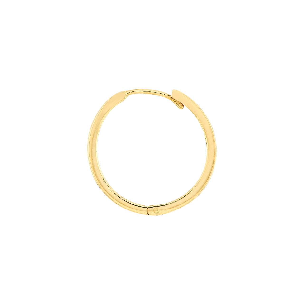 Square Tube Huggie Hoop Earrings