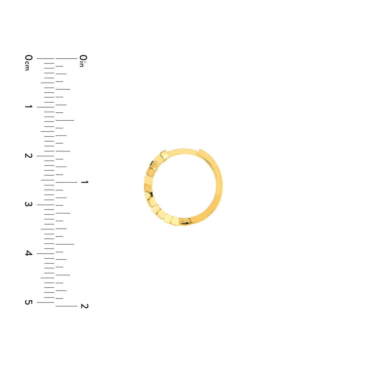 Honeycomb Huggie Hoop Earrings