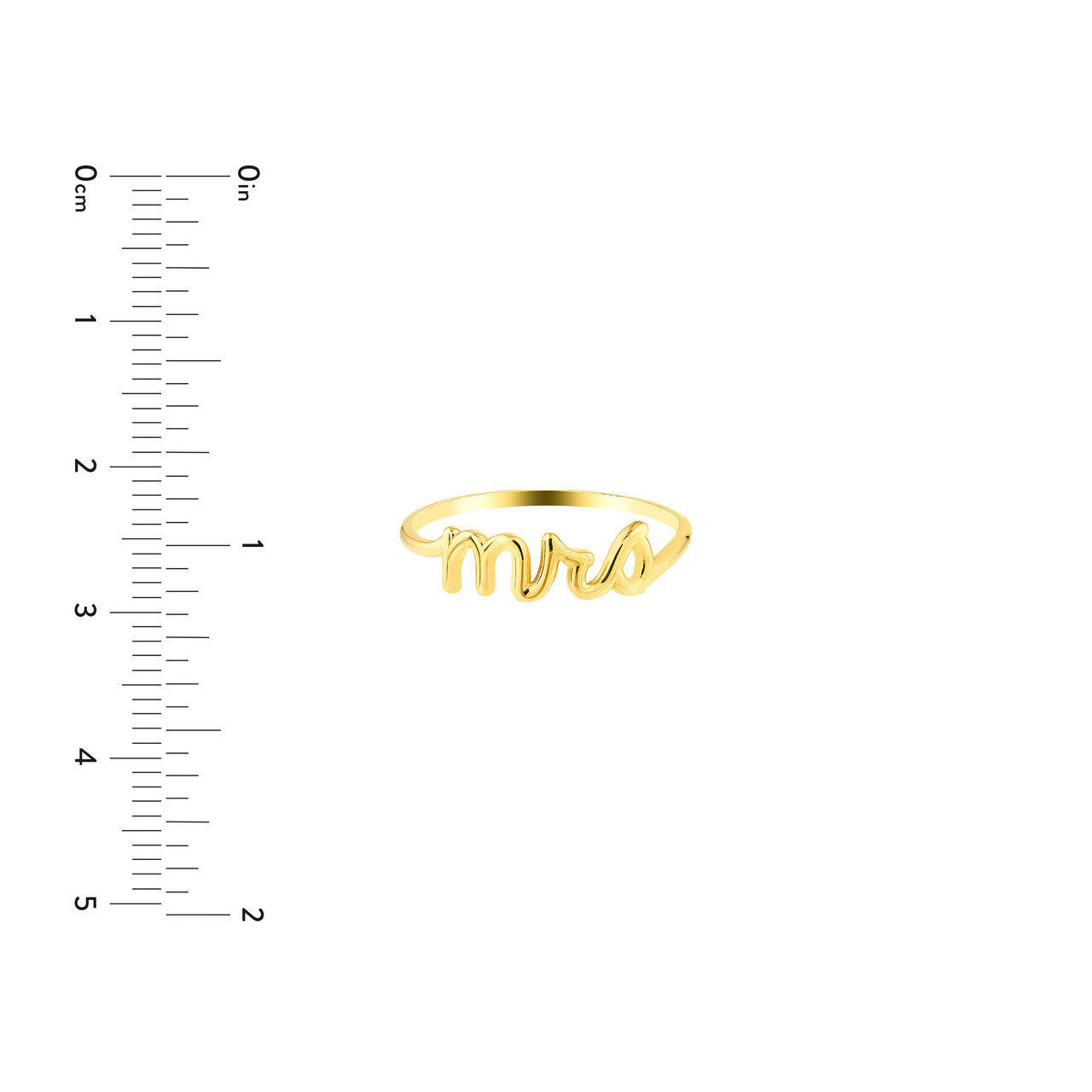 My Store Script Mrs Ring with elegant lettering and a polished finish, showcasing a unique design for brides.