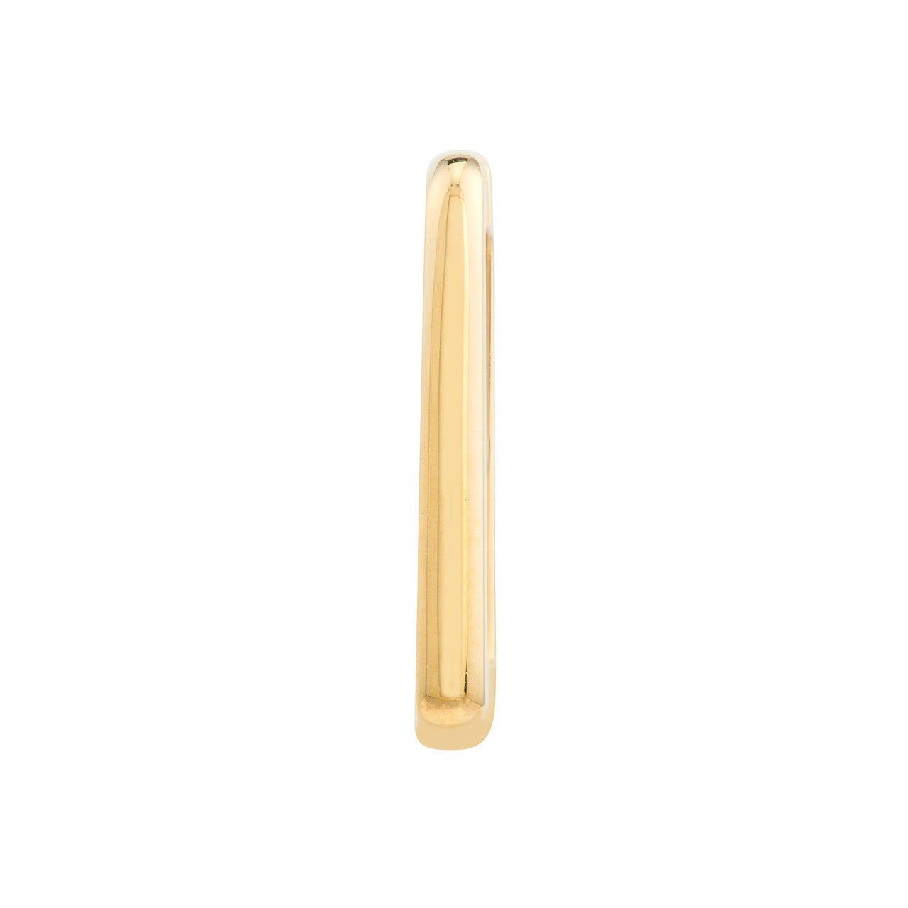 Square frame paper clip earrings by My Store, featuring a minimalist design in a sleek metallic finish.