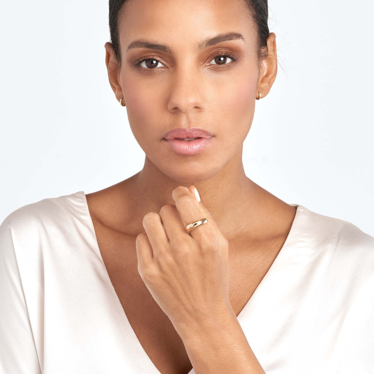 Wide Domed Band Ring