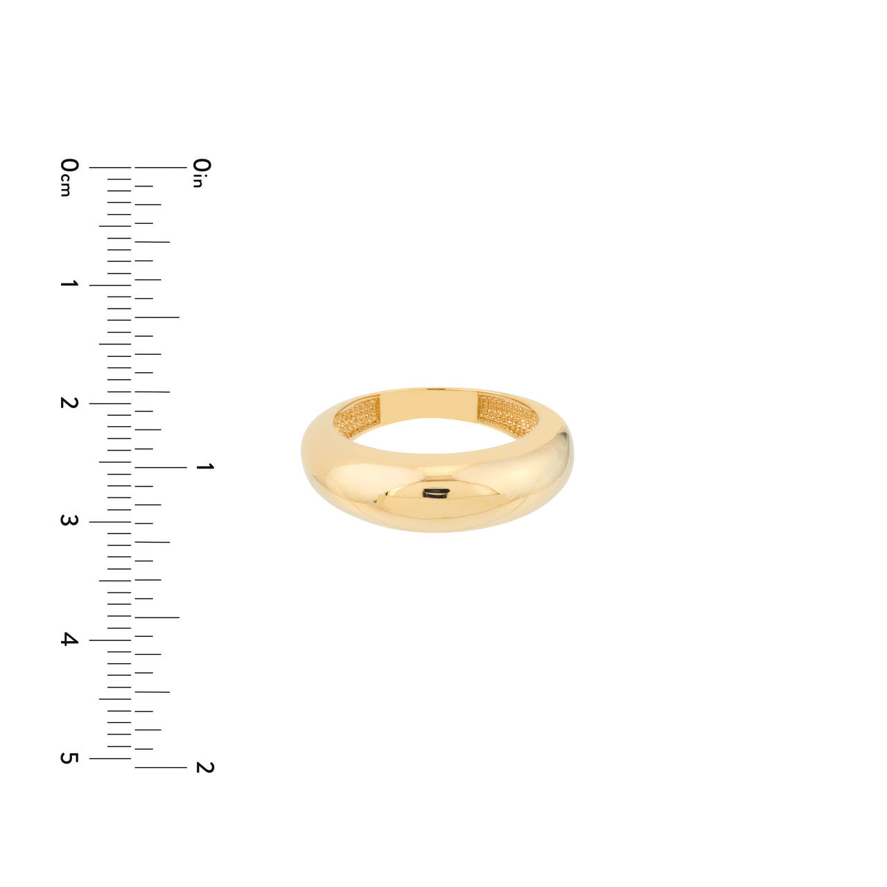 Wide Domed Band Ring