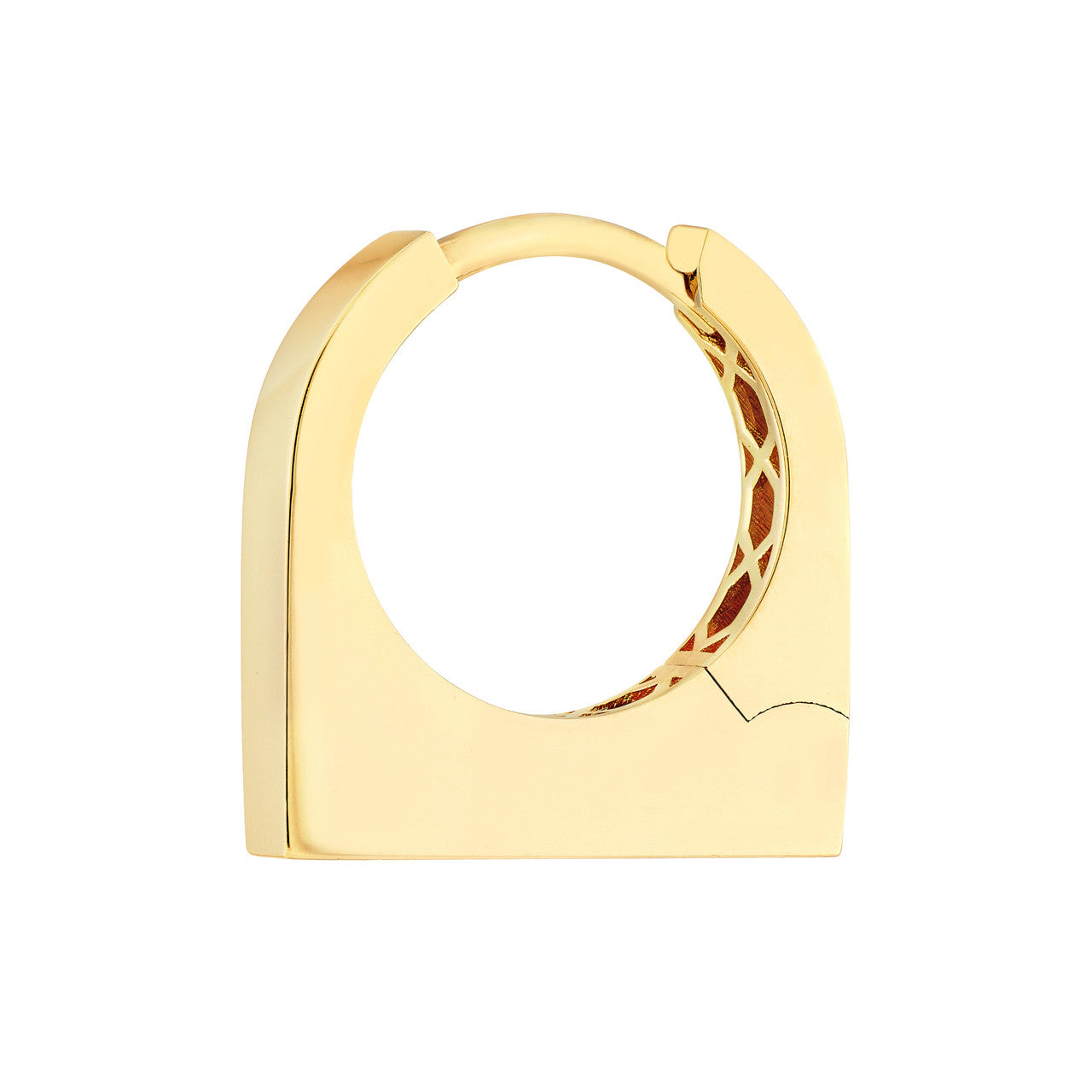 Thick Bar Hoop Earrings