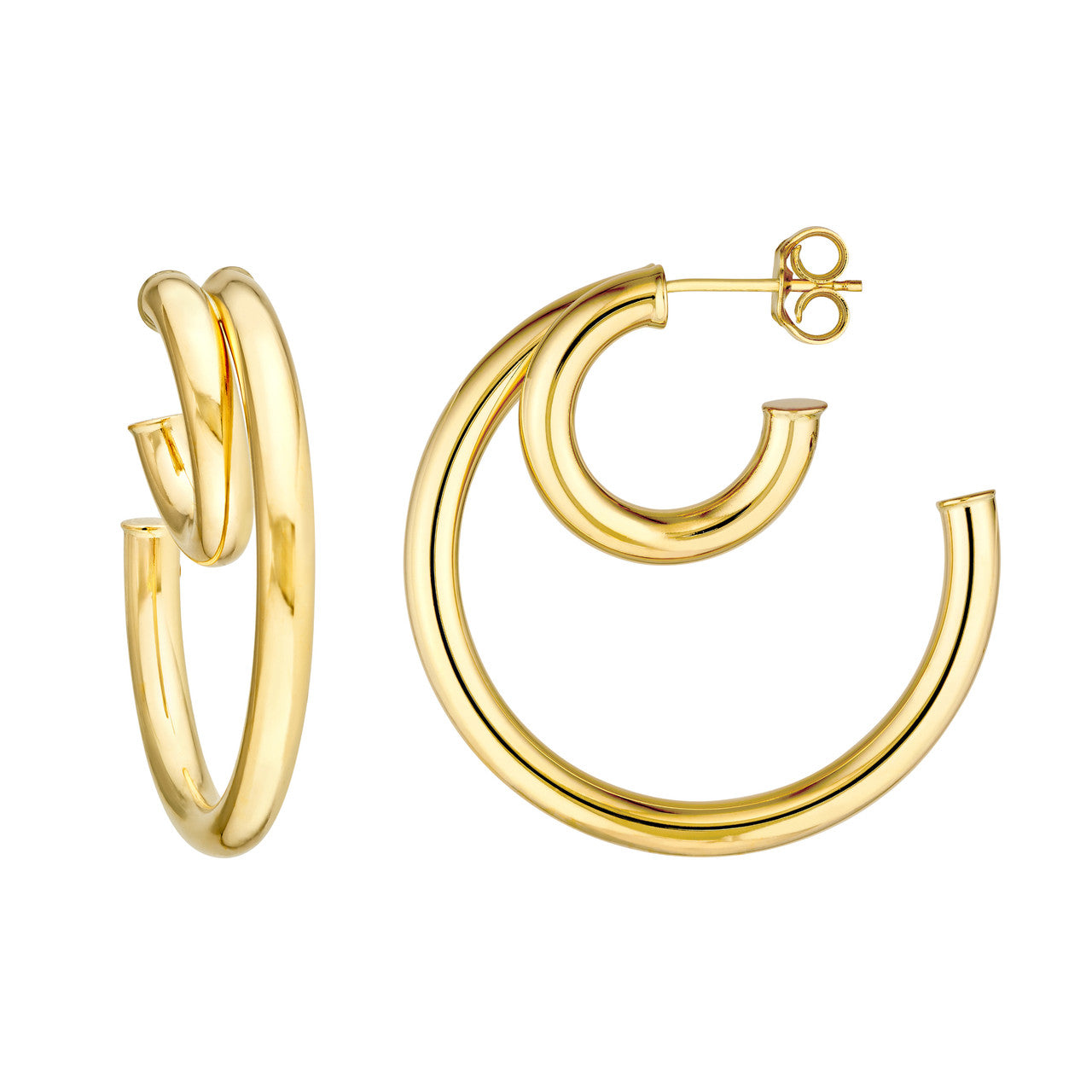 30mm Double Hoop Earrings