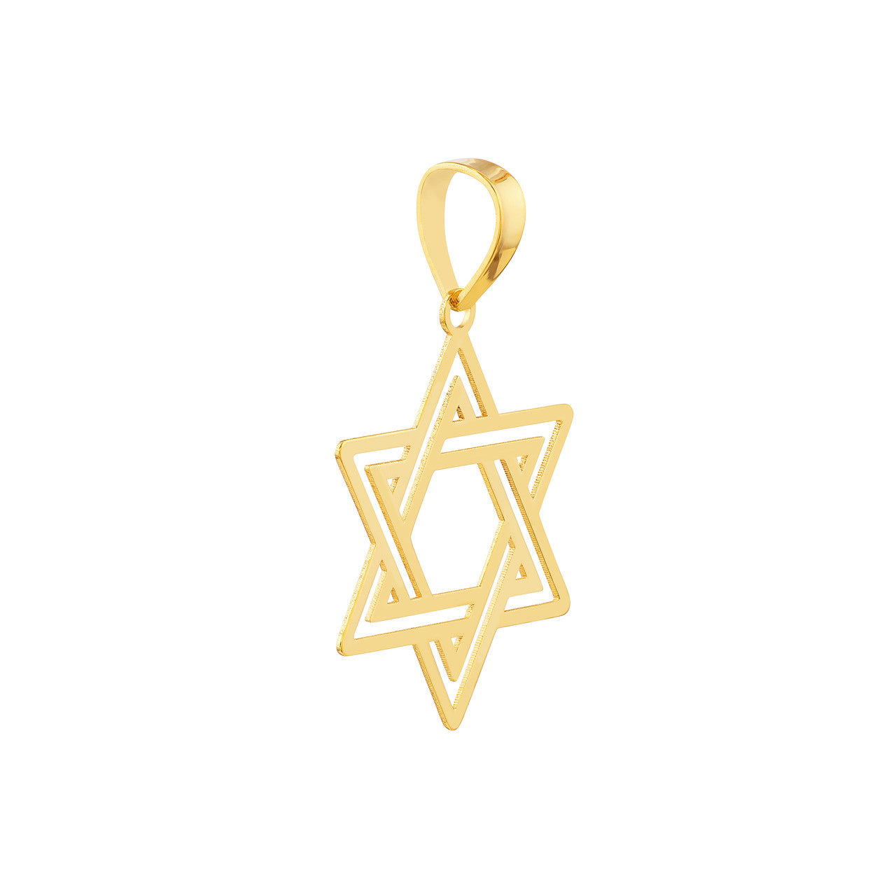 Star Of David Pendant Interlocking - VIA Jewelers