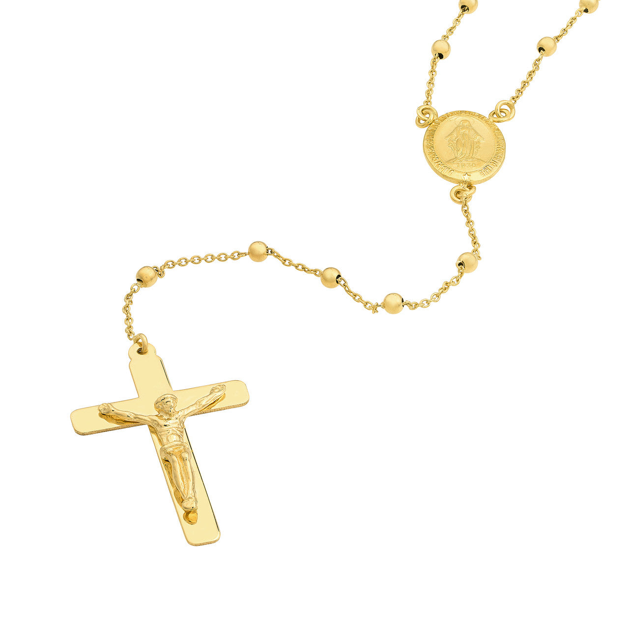 Traditional Rosary Necklace with Crucifix - VIA Jewelers