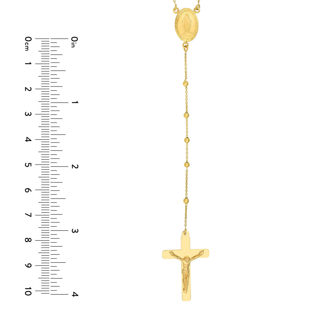 Traditional Rosary Necklace with Crucifix - VIA Jewelers