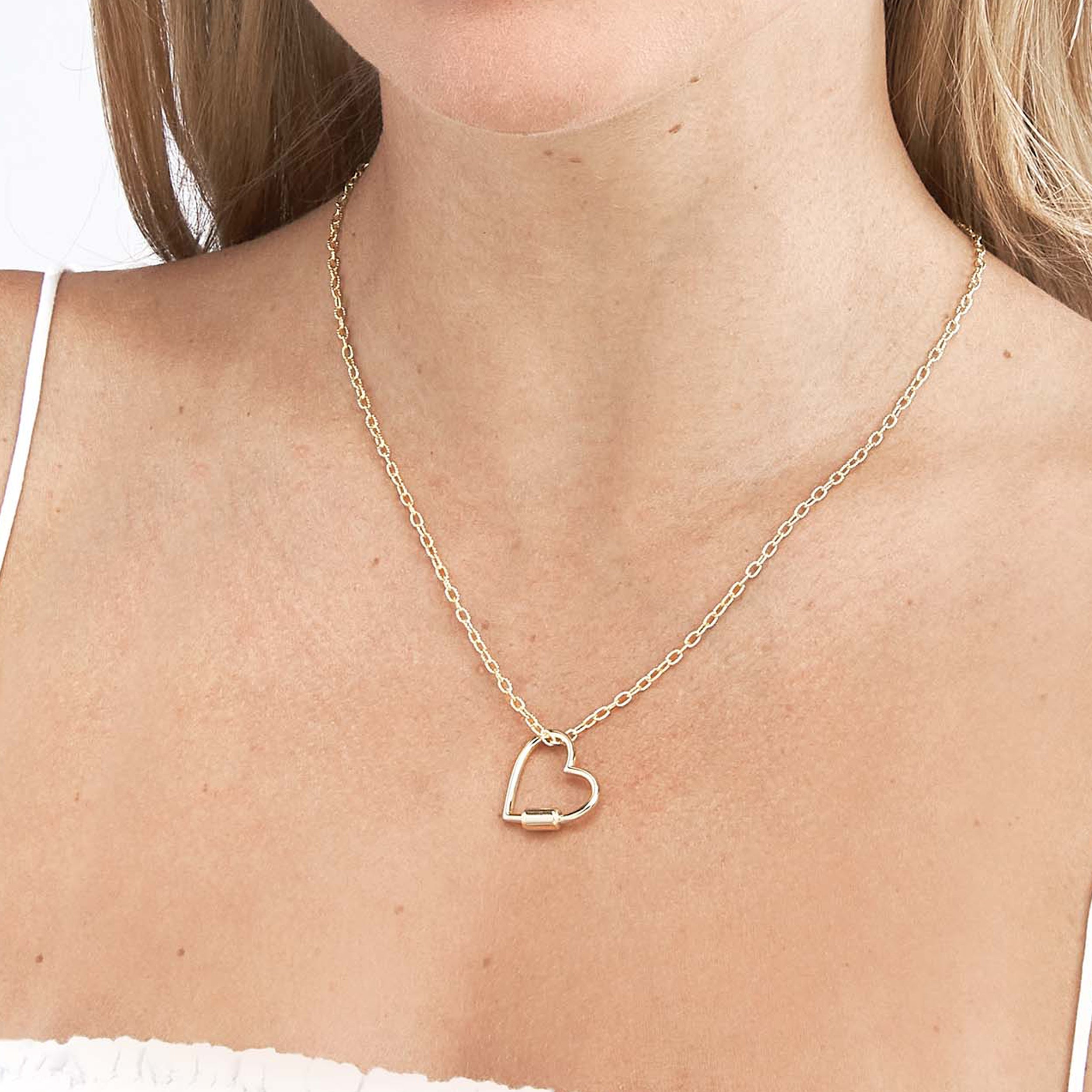 Heart Shaped Twist Lock