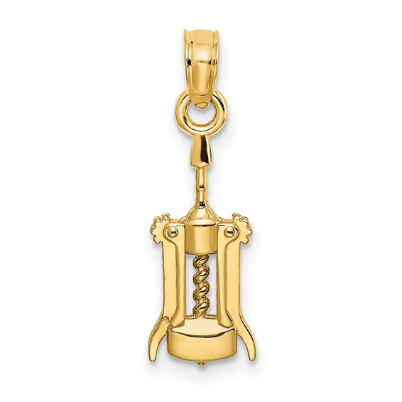 Gold Wine Opener Charm 2