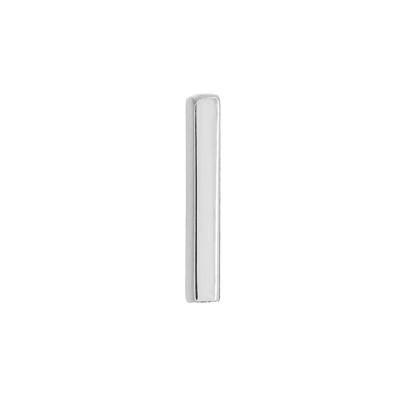 Mini staple bar earrings by My Store featuring a sleek, modern design in a gold finish.