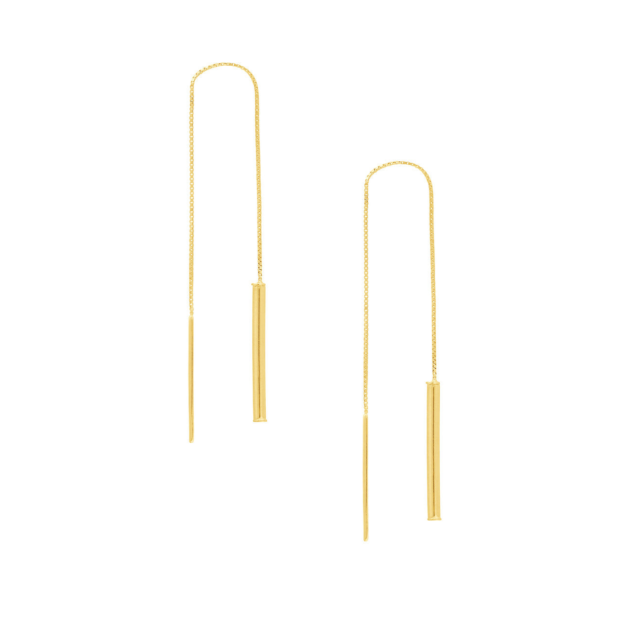 slide earring minimal - Via Jewelry