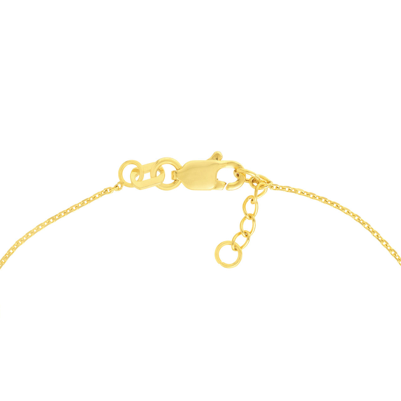 14K gold circle harmony bracelet, sleek interlocking circle design