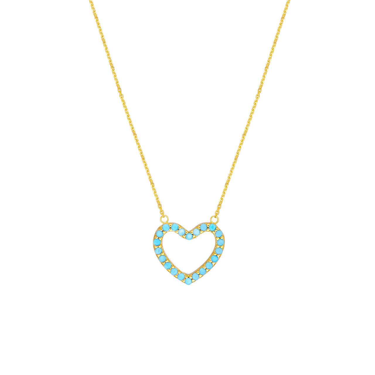 Turquoise Heart Necklace