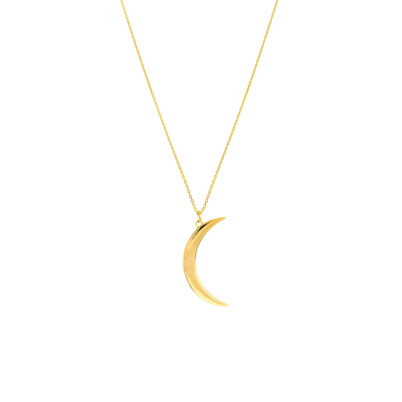 Large Crescent Moon Pendant 5