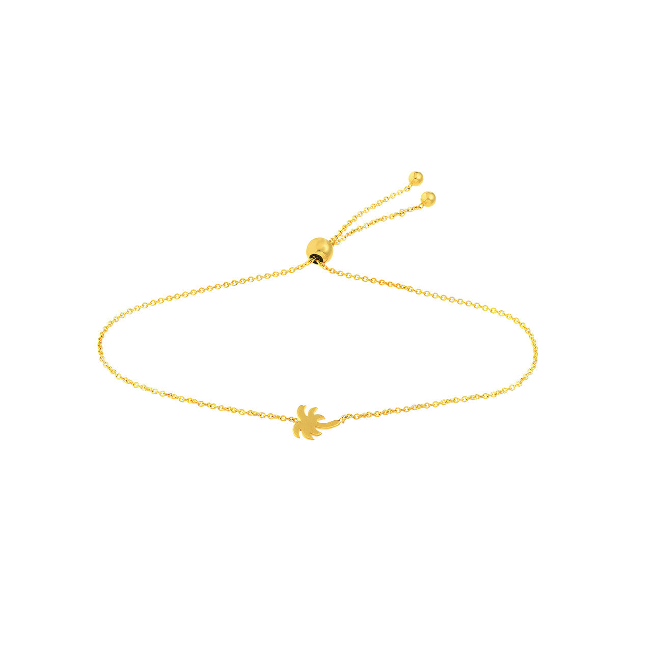 Palm Tree Bolo Bracelet - VIA Jewelers