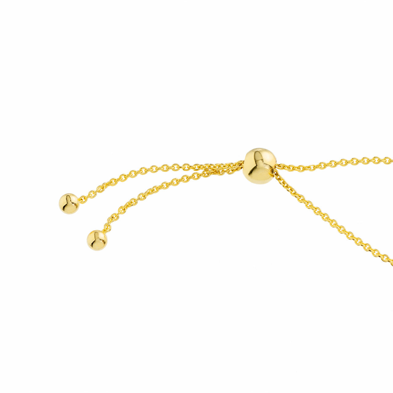 Mini Princess Cut Diamond Bolo Bracelet - VIA Jewelers