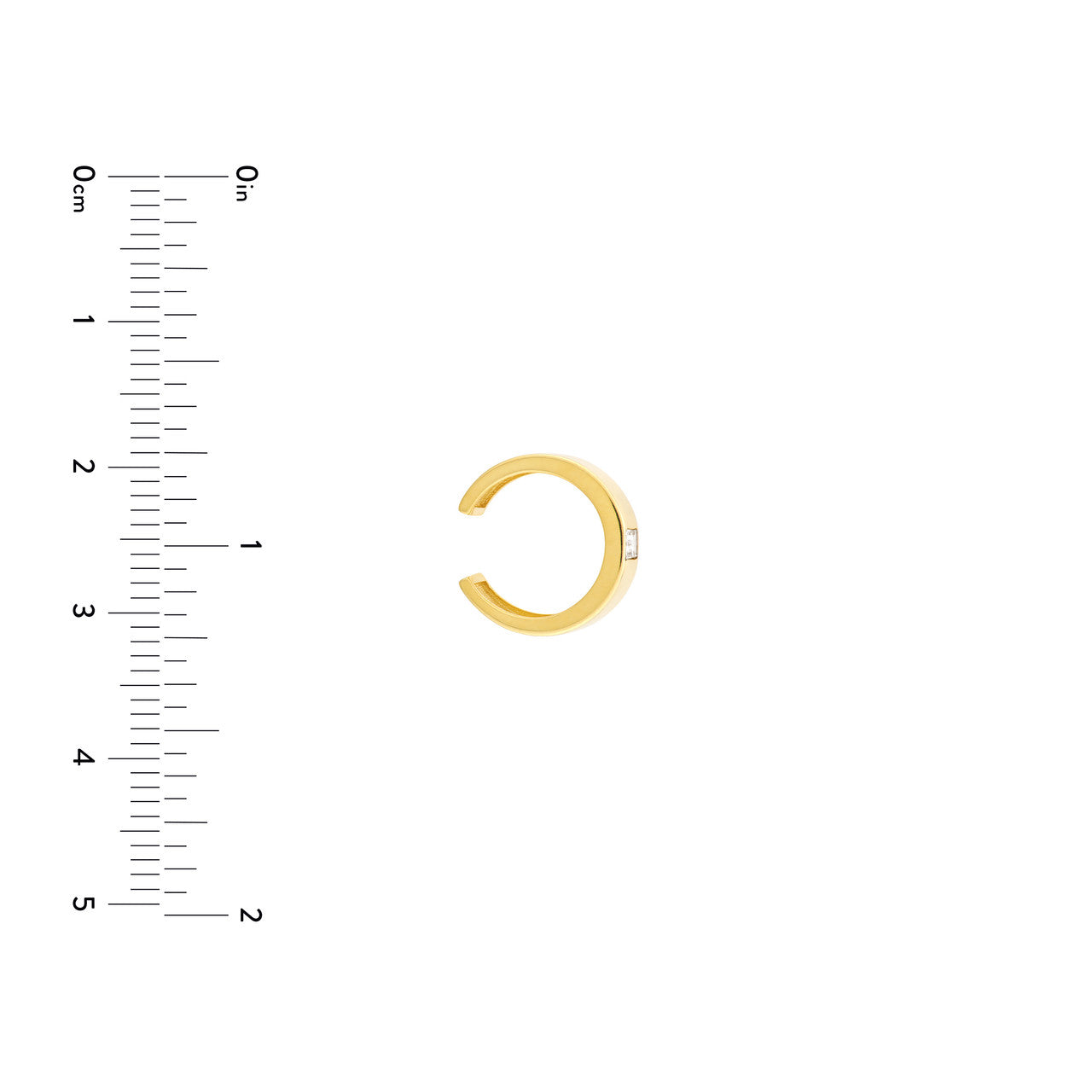 Baguette Diamond Ear Cuff