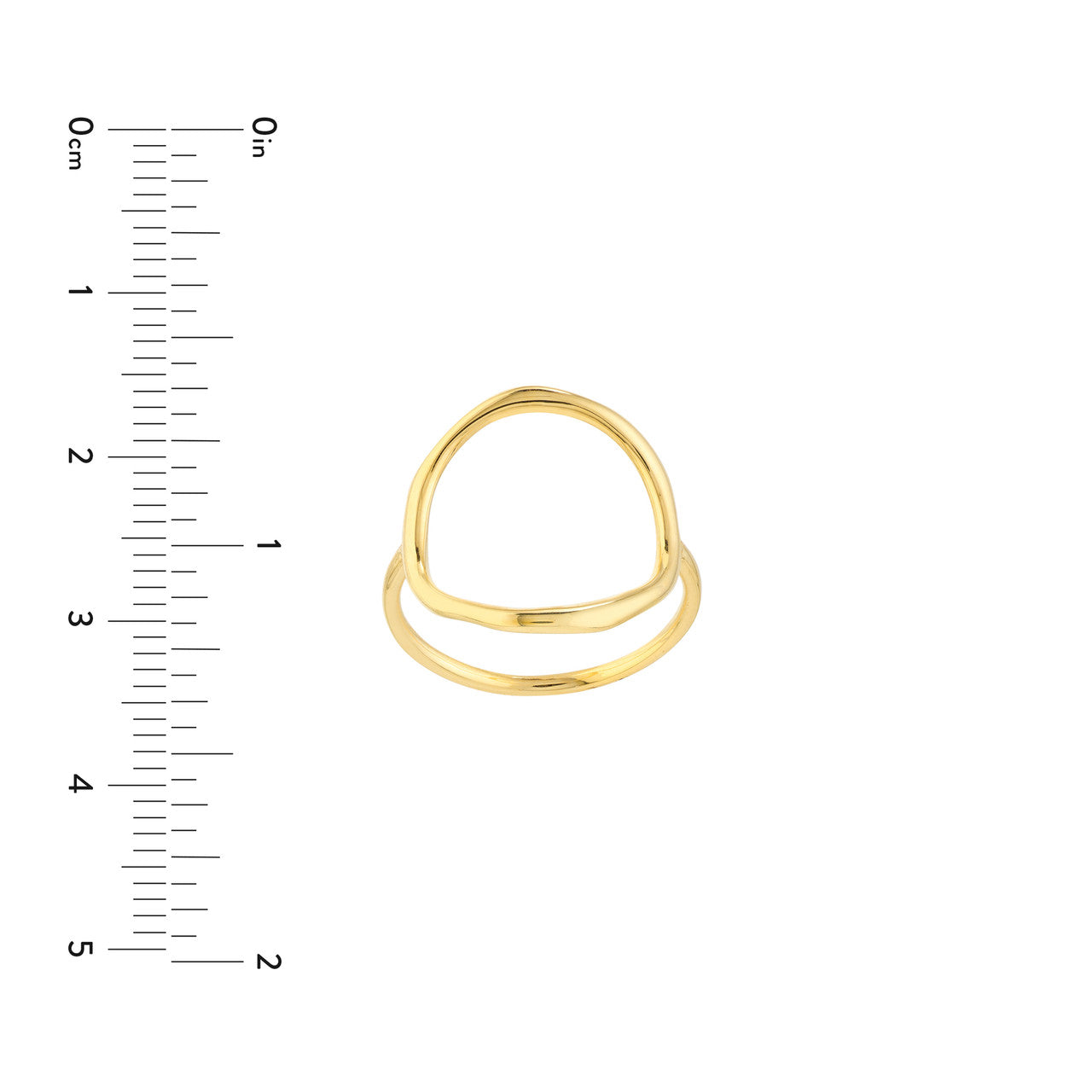Organic Open Circle Ring - 4