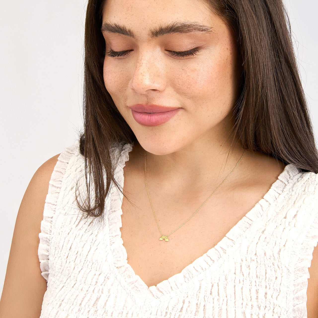 Rainbow and Cloud Necklace - VIA Jewelers