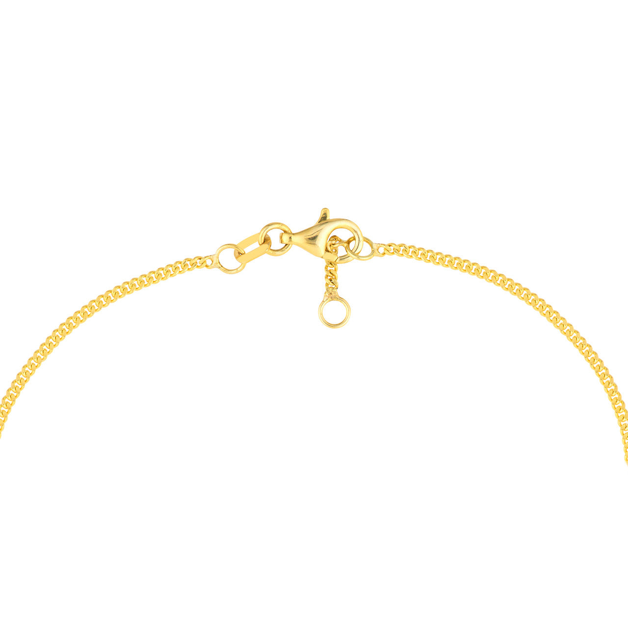 14K gold diamond circle bracelet, delicate design with sparkling diamonds