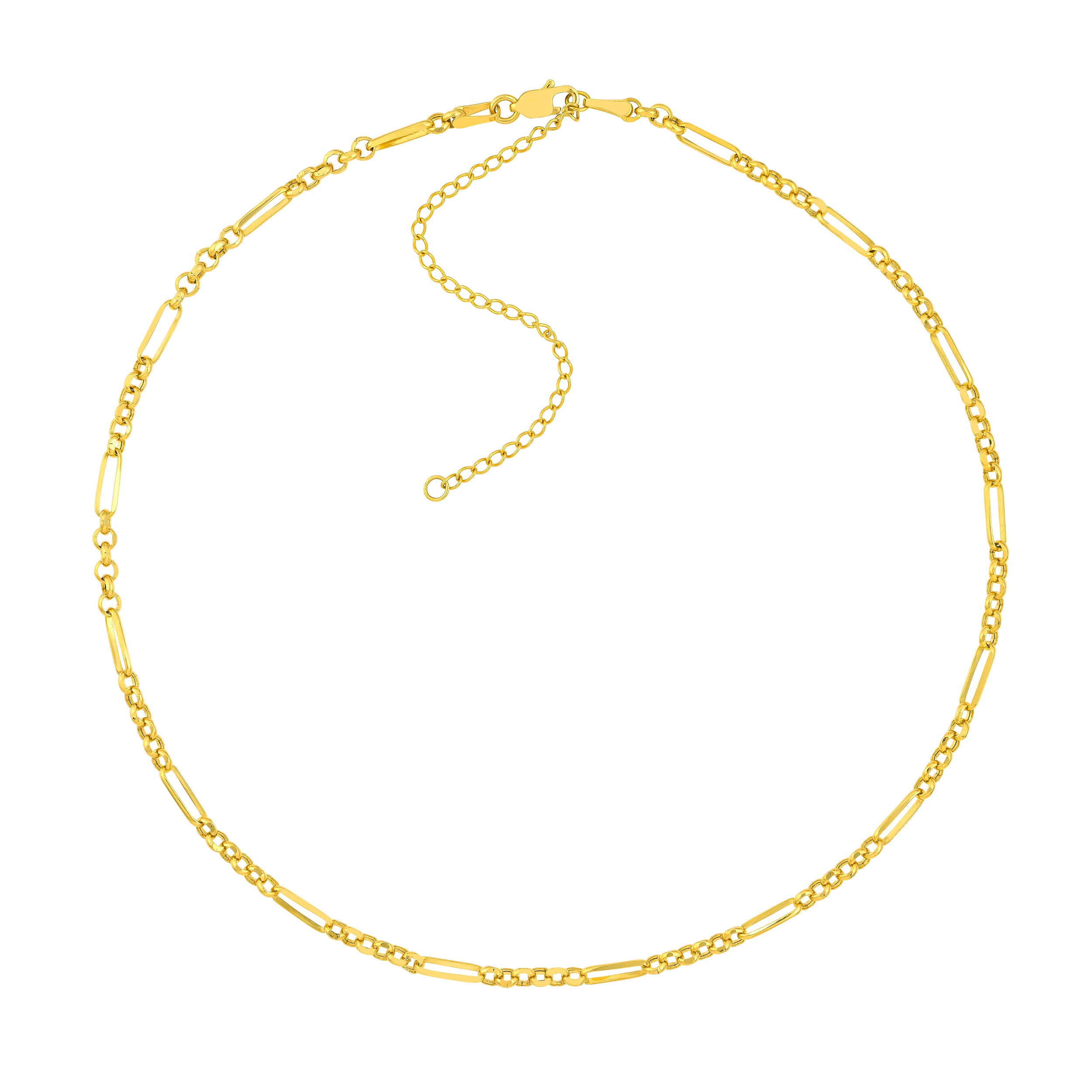14K gold classic chain choker