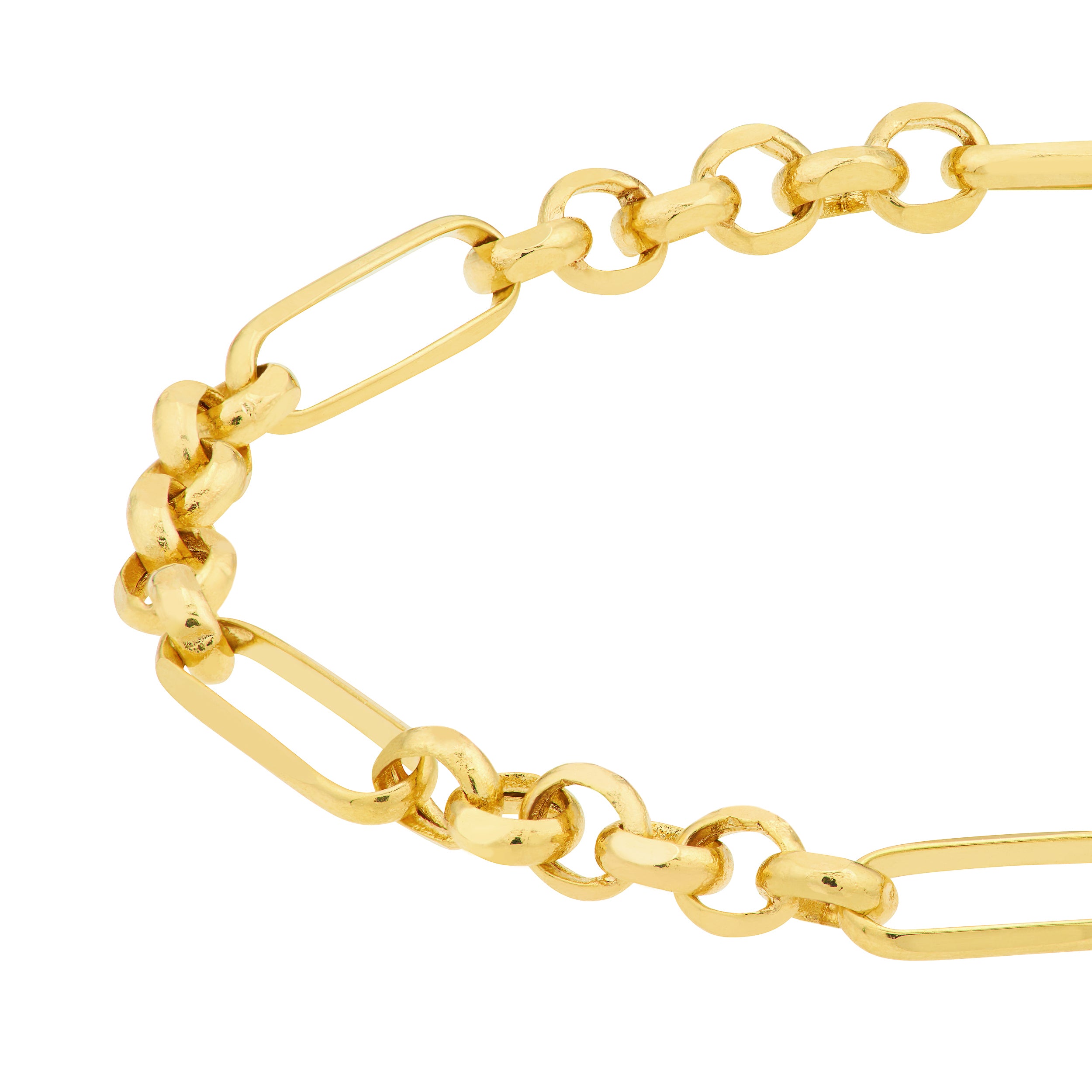 14K gold classic chain choker, alternate view