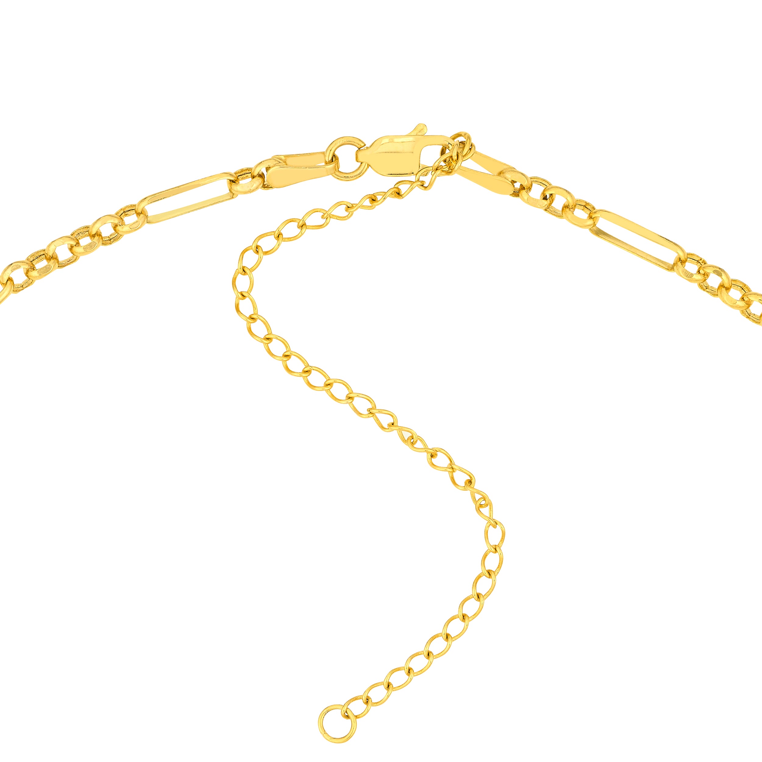 14K gold classic chain choker, additional view