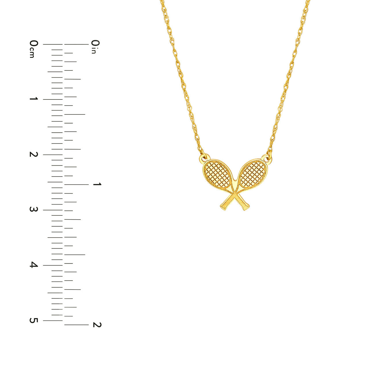 Tennis Rackets Necklace