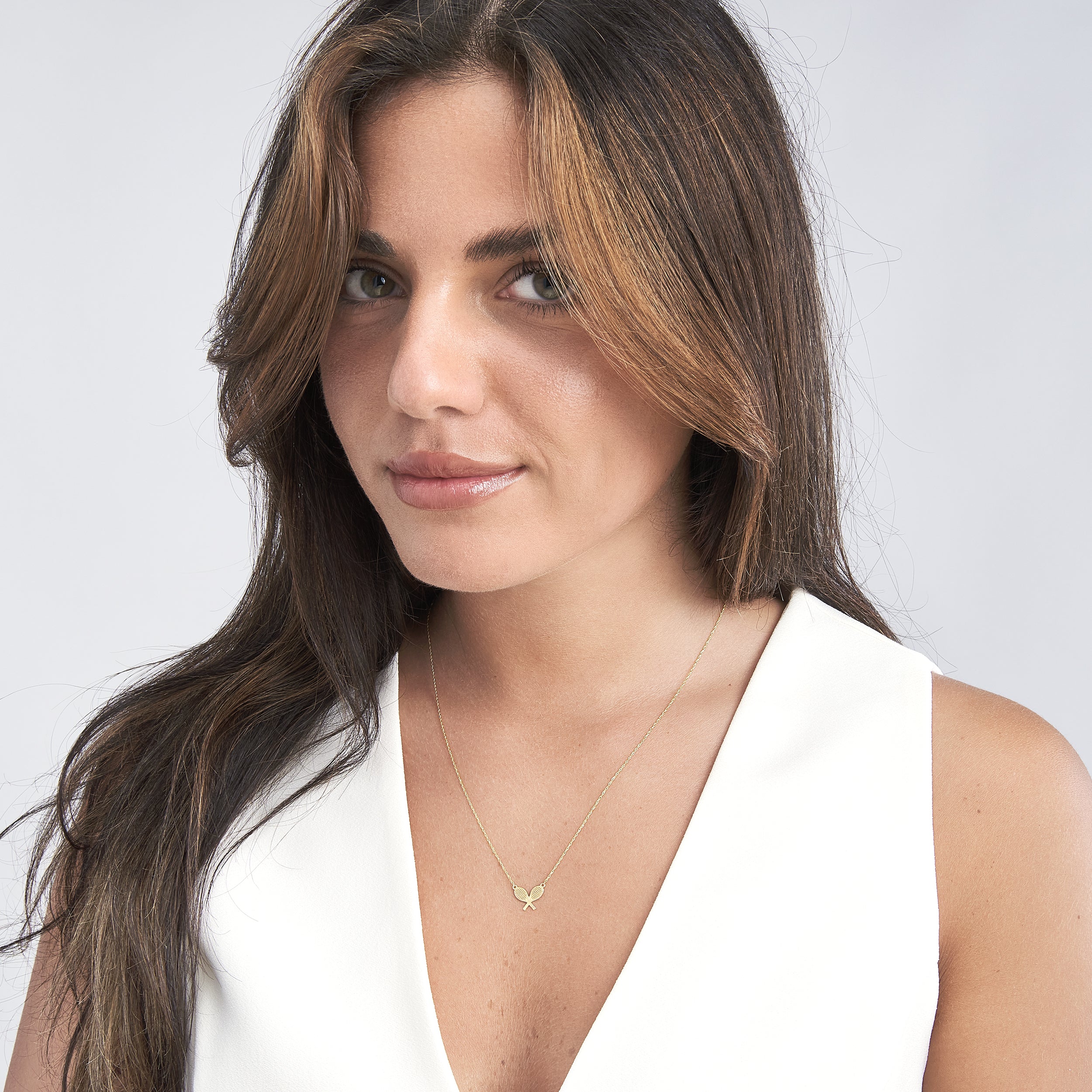Tennis Rackets Necklace
