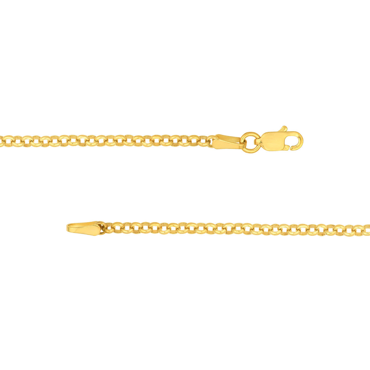 Diamond Donut Rolo Necklace