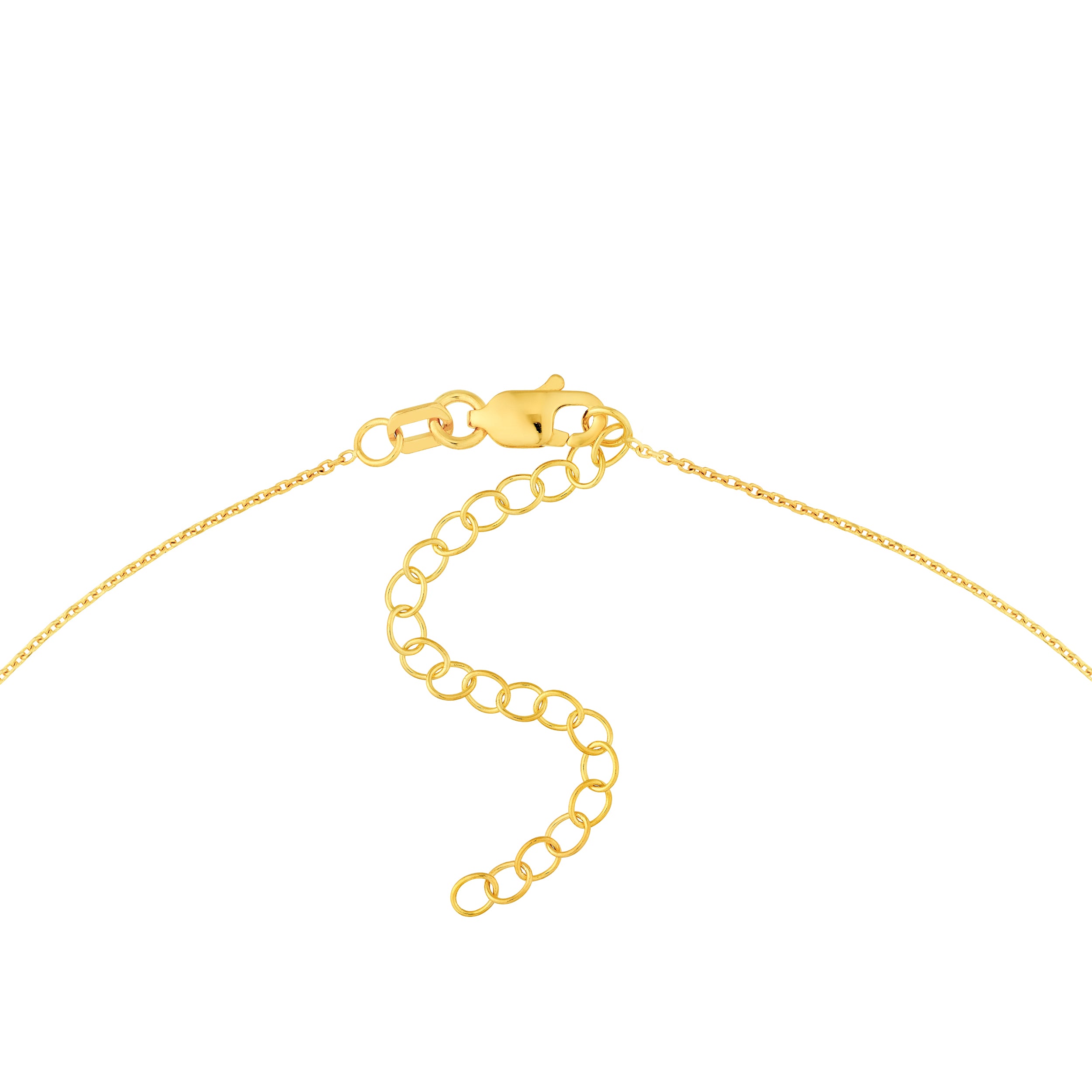 Flat Teardrop Necklace