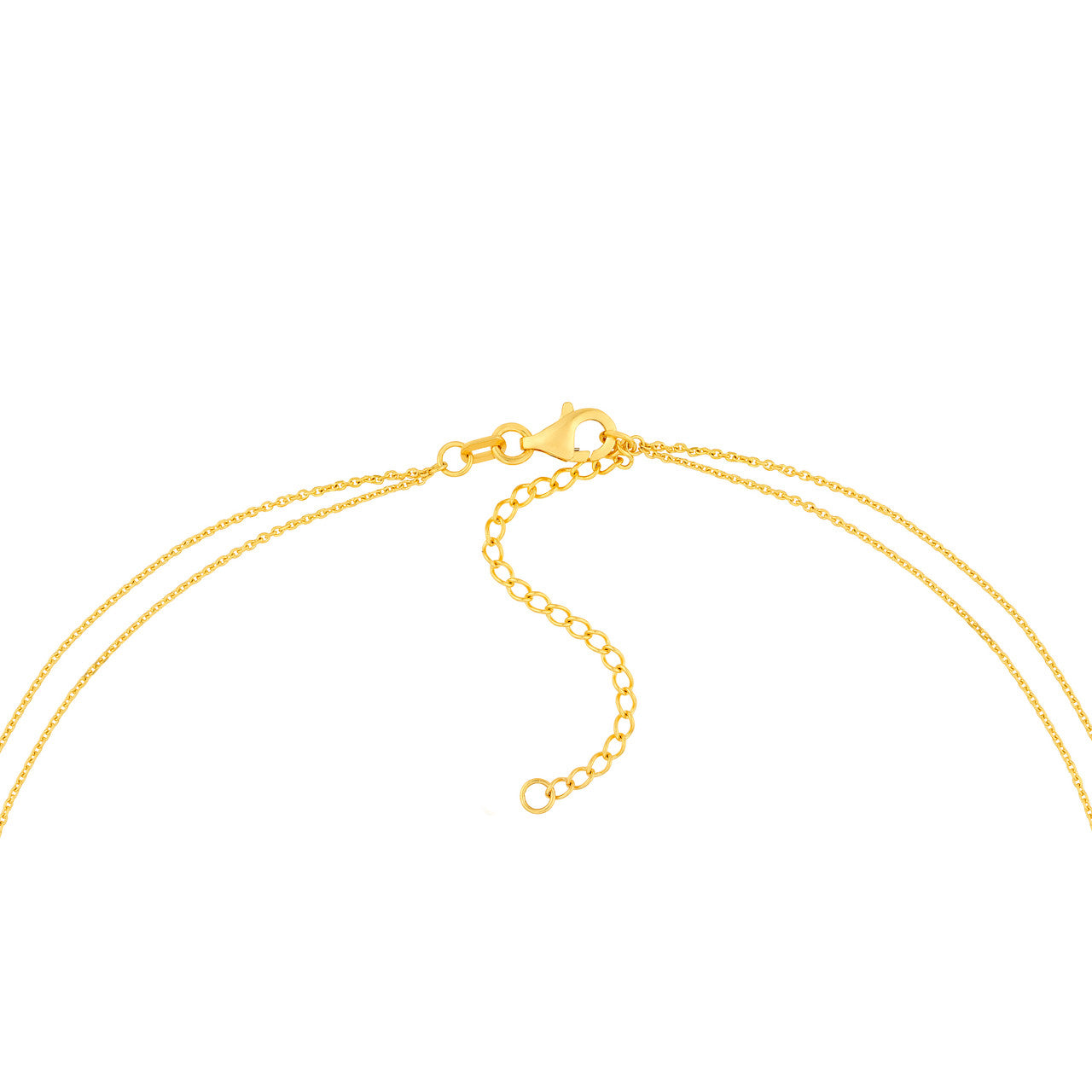 Simple two-tone necklace by My Store featuring intertwined design and elegant finish.