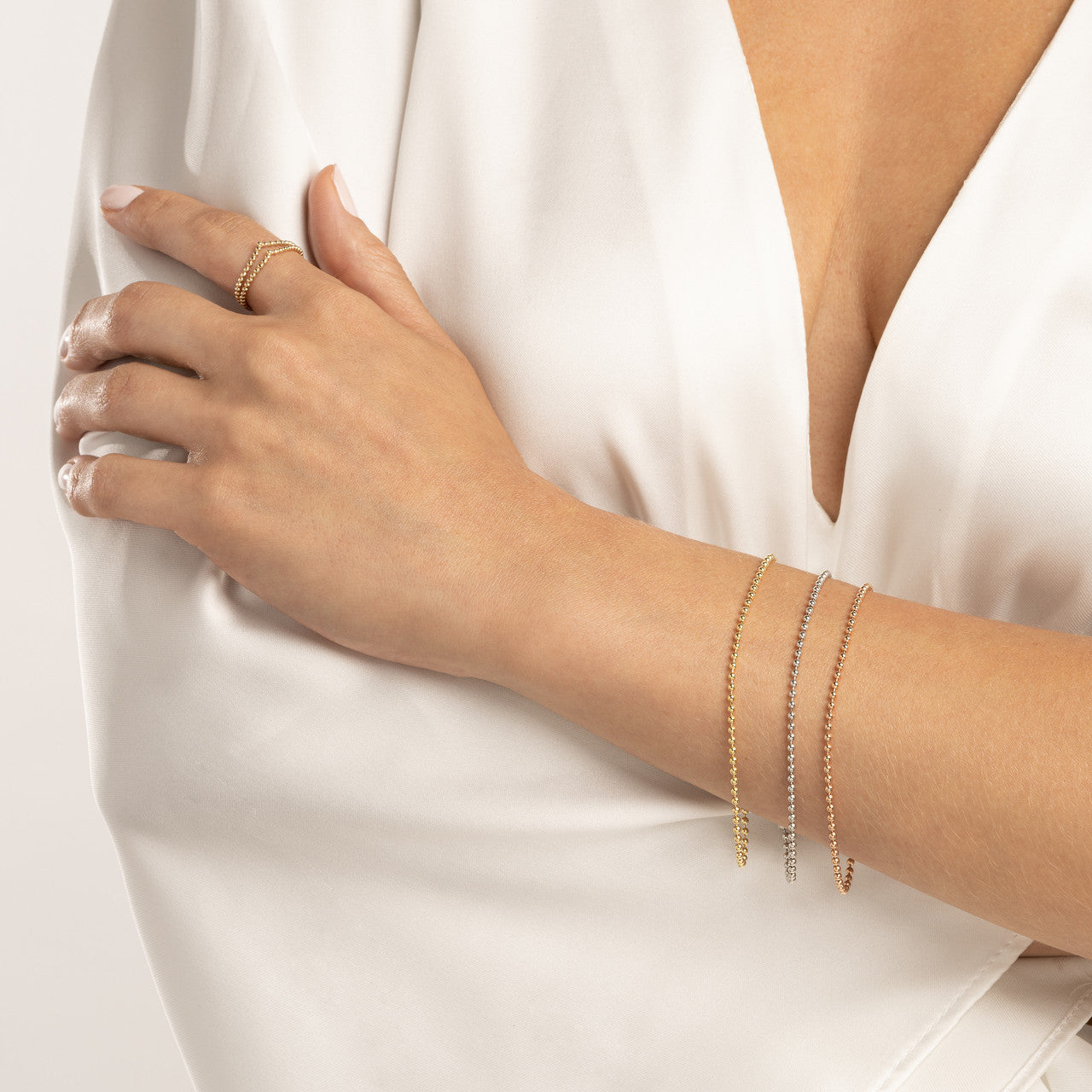 Small Bead Chain Bracelet