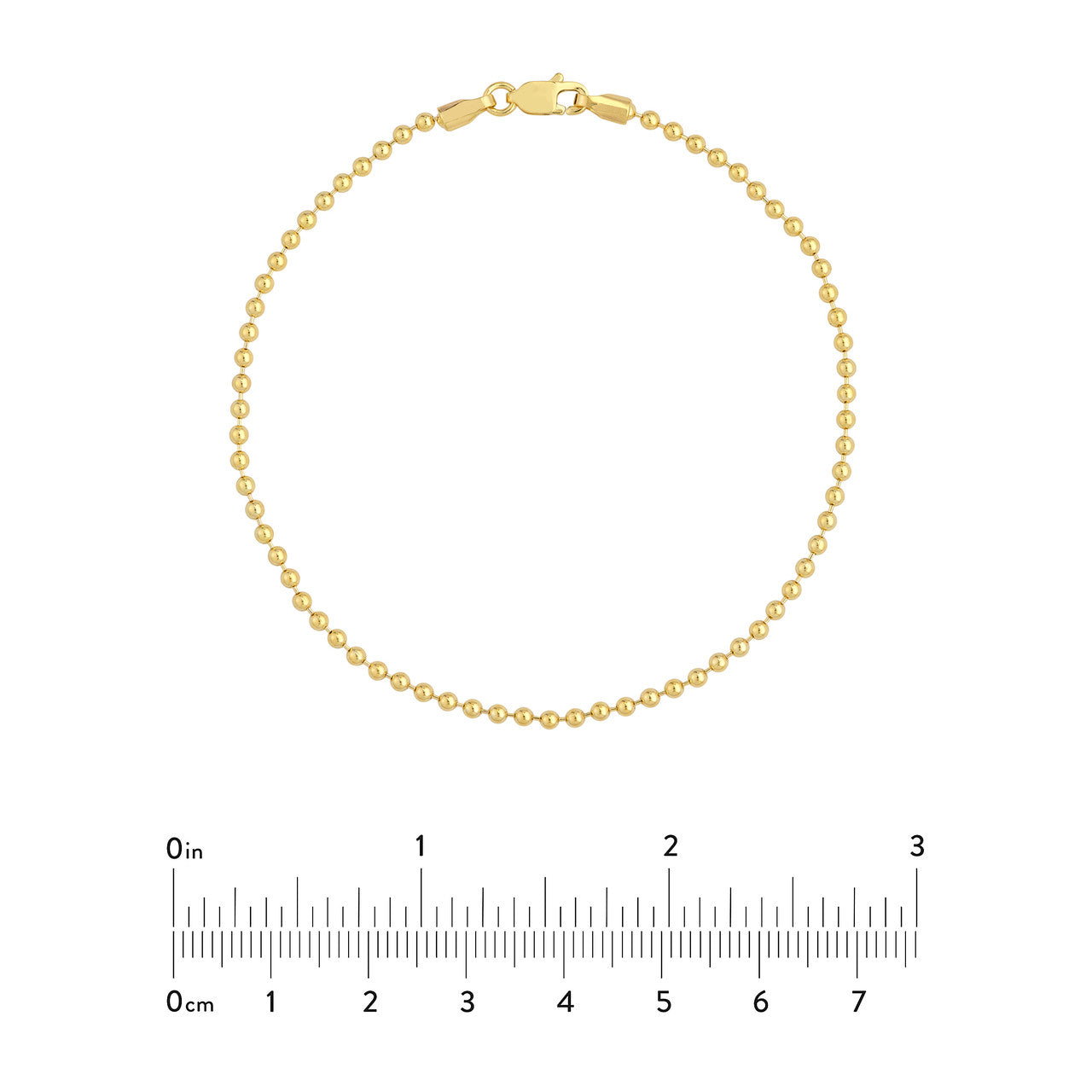 Small Bead Chain Bracelet