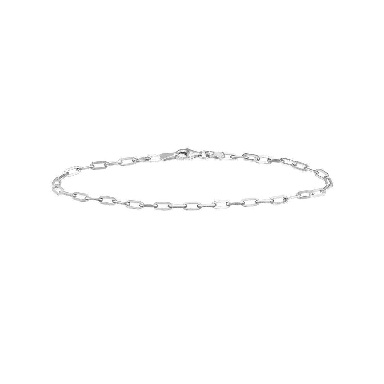 Thin Paper Clip Chain Bracelet